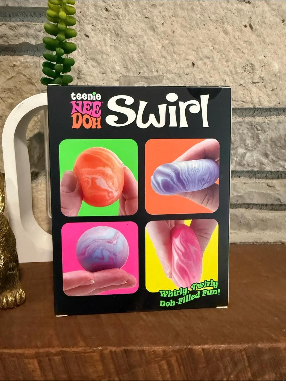 teenie NEE DOH Swirl Sensory Balls - Multicolor Pack